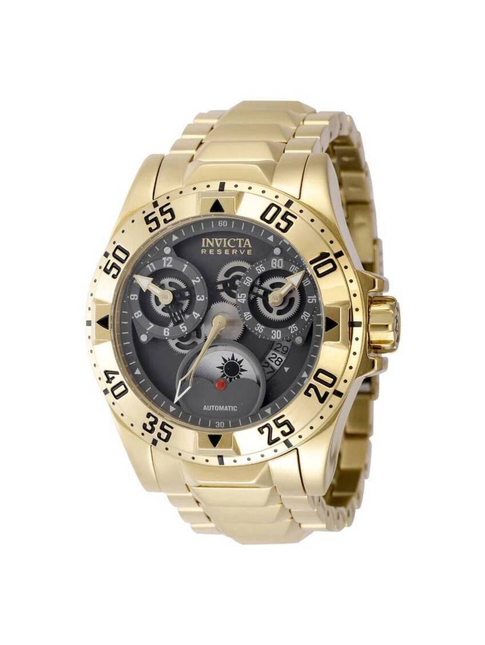 Invicta Reserve Excursion NH35A Automatic Men's Watch - 49.5mm, Gold (47571)